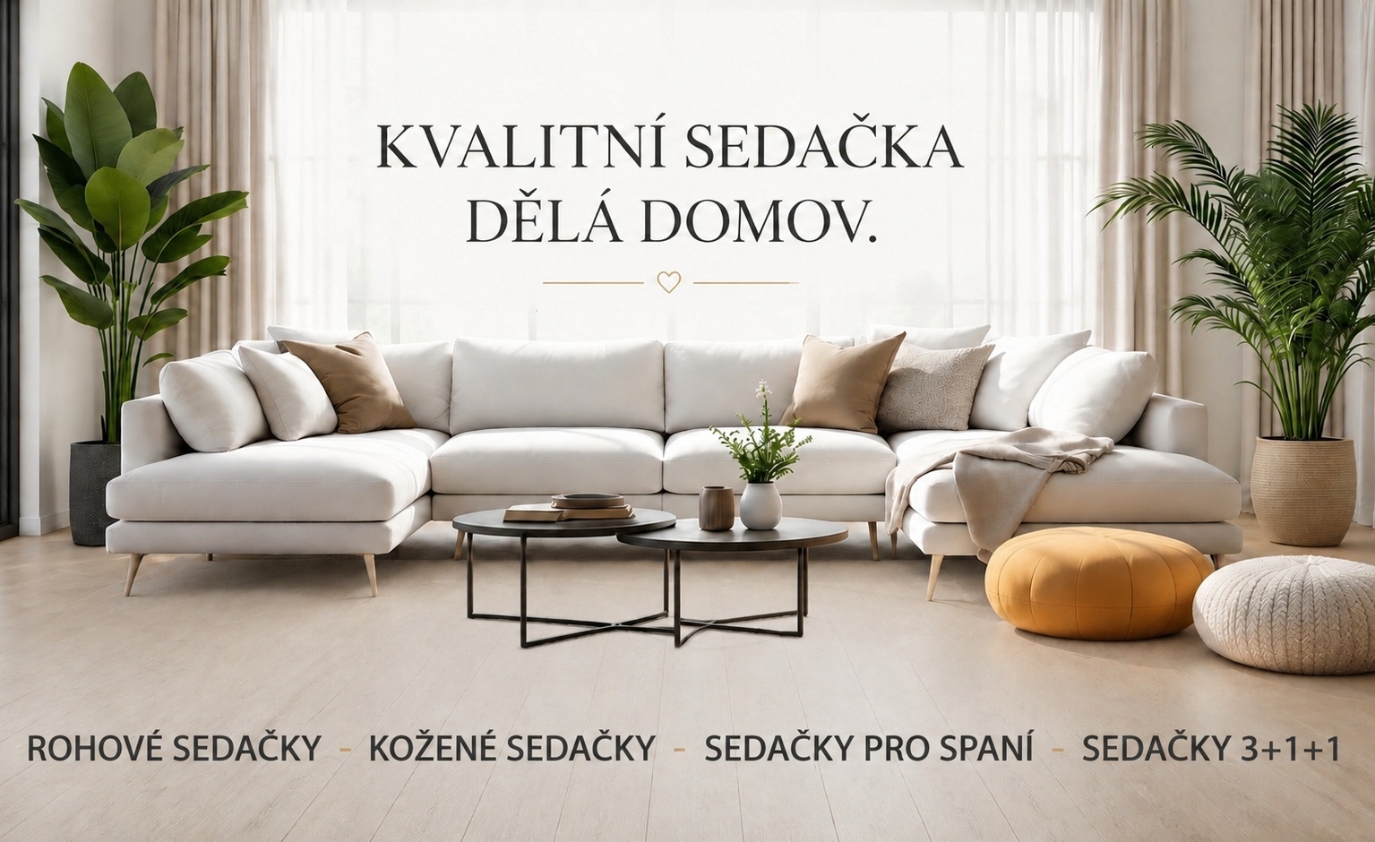 Sedačky text